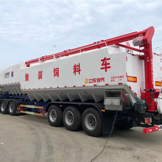 深圳30吨散装饲料车价格图片5