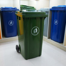江西洁信环卫垃圾桶240升塑料户外挂车垃圾桶厂家