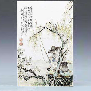 李春敏瓷板畫私下交易價格鑒定評估