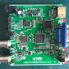 AHD转HDMI/VGA/AV转换器方案带AHD环出方案LOOPOUT