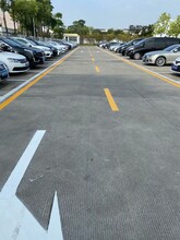 市政道路划线深圳宝安工业园区划线标识标牌停车定位器
