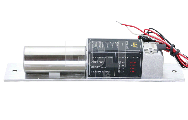 LCJ力士坚电插锁EC200H双电流宽电压带门信号反馈延时可调