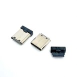 TYPE-C16P公头16P拉伸公头带PCB板2P焊盘单充电图片2