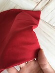 供应﻿长兴厂家直销红领巾横幅面料红色磨毛布面料