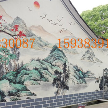 商丘手绘社区文化墙宣传壁画3D壁画酒店宾馆装饰壁画的团队