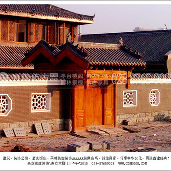 四川中式古典圆形镂空花窗、仿古门窗定制