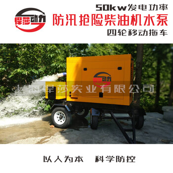 6寸无堵塞自吸排污泵防汛柴油机水泵移动泵车康明斯动力300立