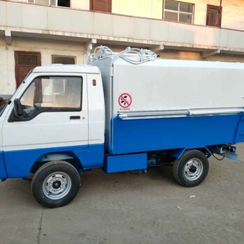 赤峰3方掛桶垃圾車，側(cè)邊掛桶電動垃圾車廠家批發(fā)