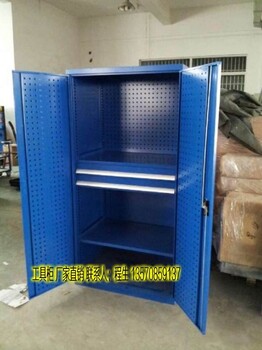 加厚工具柜双开门加强抽屉式五金工具箱铁皮柜工具车