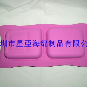 抗压无味植绒eva盒内托环保彩色EVA发泡板材高弹性泡棉加工