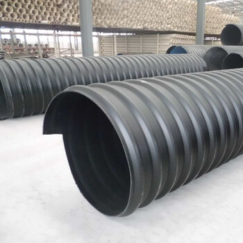 HDPE材质钢带增强管钢带管大口径排污排水管