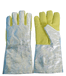 1000度铝箔隔热手套抗辐射热手套用于金属冶炼的高温手套，铸造隔热手套