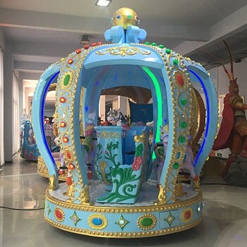 郑州神童室内儿童乐园设备皇冠转马