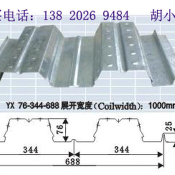 生产制作压型板瓦楞板YX76-344-688开口式