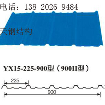 彩色墙面板YX15-225-900型号