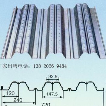 现货720压型板价格YX51-240-720开口板