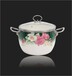 西安韓式搪瓷湯鍋（月色薔薇）火象FIRESIGN優質精鐵加韓國搪瓷琺瑯工藝