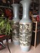 西安文化仿古大花瓶清明上河图冰裂纹落地花瓶陶瓷工艺品1.5米高可送货