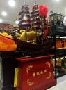 西安帆船實(shí)木擺件喬遷一帆風(fēng)順寓意工藝品開業(yè)紅木帆船