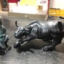 西安純銅華爾街牛工藝品桌擺青銅牛擺件開業(yè)禮品