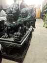 西安銅獅子青銅獅雕塑門口純銅獅子擺件