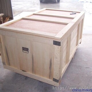 上海国内木制包装箱厂电缆盘卡扣木箱包装图片1