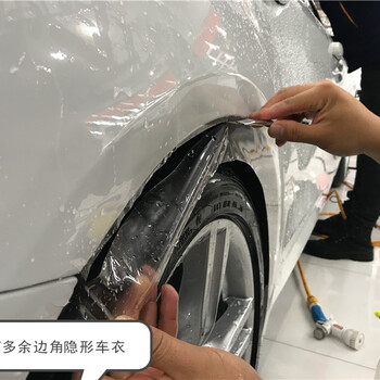 宝马430I漆面贴透明保护膜，杭州圣科汽车隐形车衣授权店施工