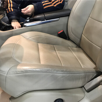 奔驰ML350座椅清洗桑拿消毒，杭州汽车内饰清洁去污施工