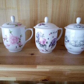 景德镇陶瓷茶杯会议礼品茶杯批发厂家