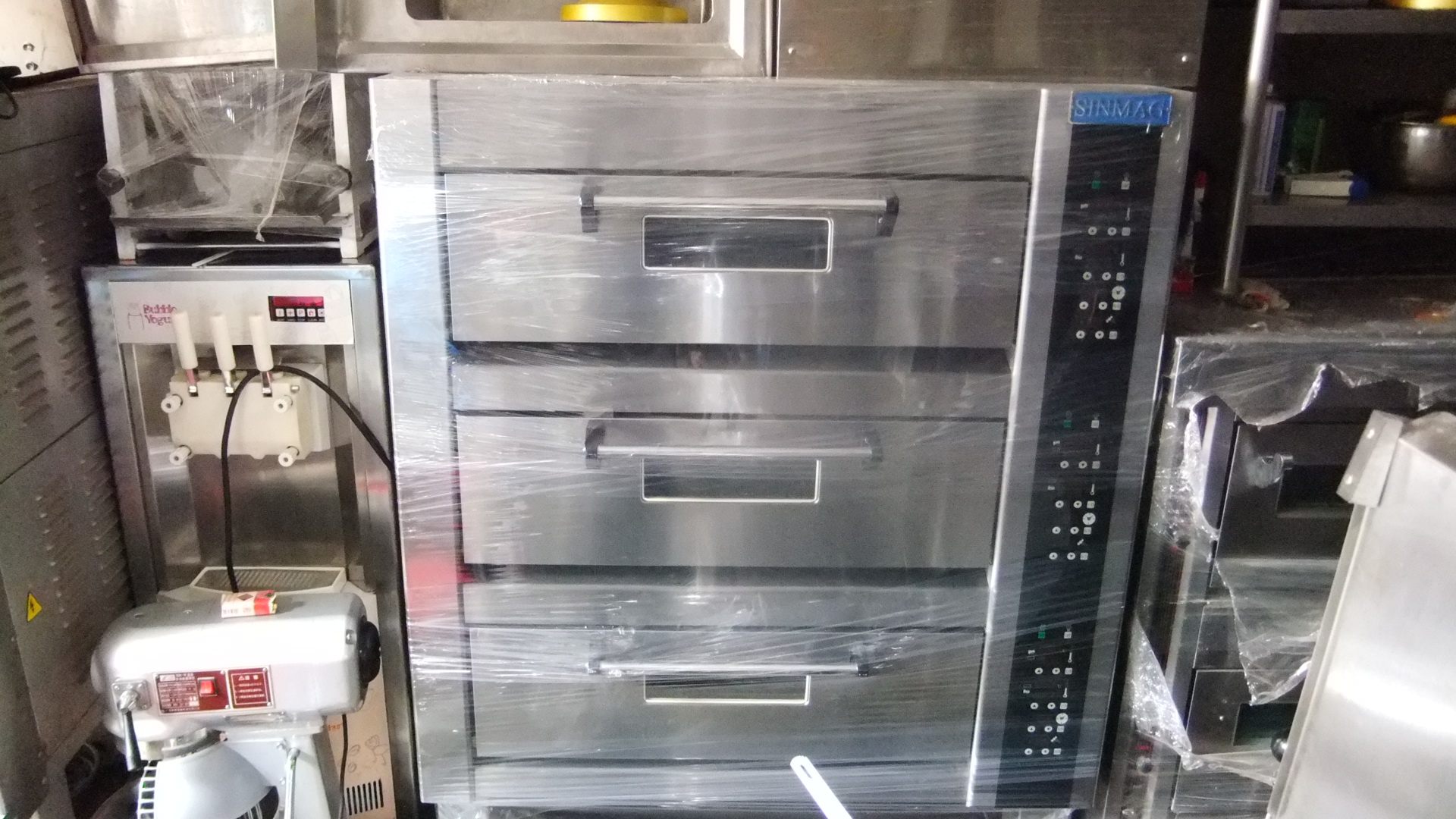广东省茂名市乐信蒸烤箱回收三麦起酥机