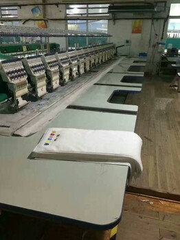金华厂家出售九成新以上广东展艺牌盘带三合一平绣剪线机