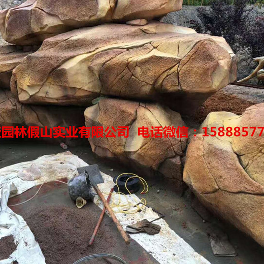 清流县做水泥假山塑石施工速度时间