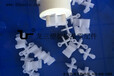 厂家直销LED日光灯塑胶配件T8十字龙三塑胶标准件供应
