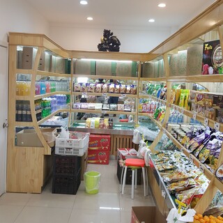 天津汉沽超市水果货架展示架多功能水果架子蔬菜架子果蔬架钢木便利店木质图片5