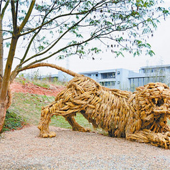稻草人廠家稻草人制作報(bào)價(jià)藝術(shù)展覽稻草人布展