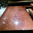 北京现货提供巴花大板精品餐桌写字桌鸡翅木大板会议桌书桌