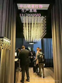 酒店LED不锈钢框架光立方装饰造型灯生产厂家铭星灯饰