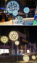 铭星厂家直供户外LED芦苇灯仿真蒲公英路灯光纤芦苇灯图片