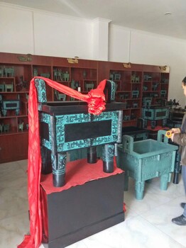 銅鼎助力公司開業(yè)大型青銅鼎陜西銅鼎廠家