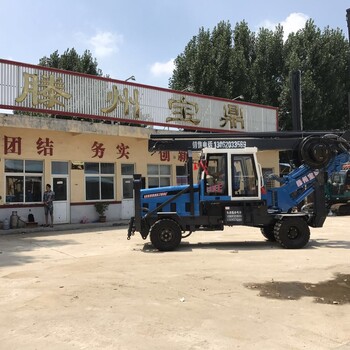 180度轮式旋挖钻机发货现场目的地新疆克拉玛依