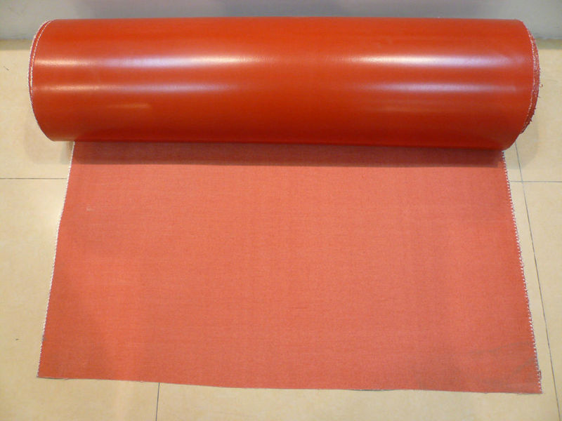 硅胶布1.0mm多少钱一米_红色硅钛防火布厂家