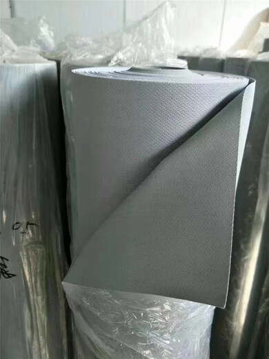 固定式柔性挡烟垂壁阻燃防火布一米价格灰色带夹板
