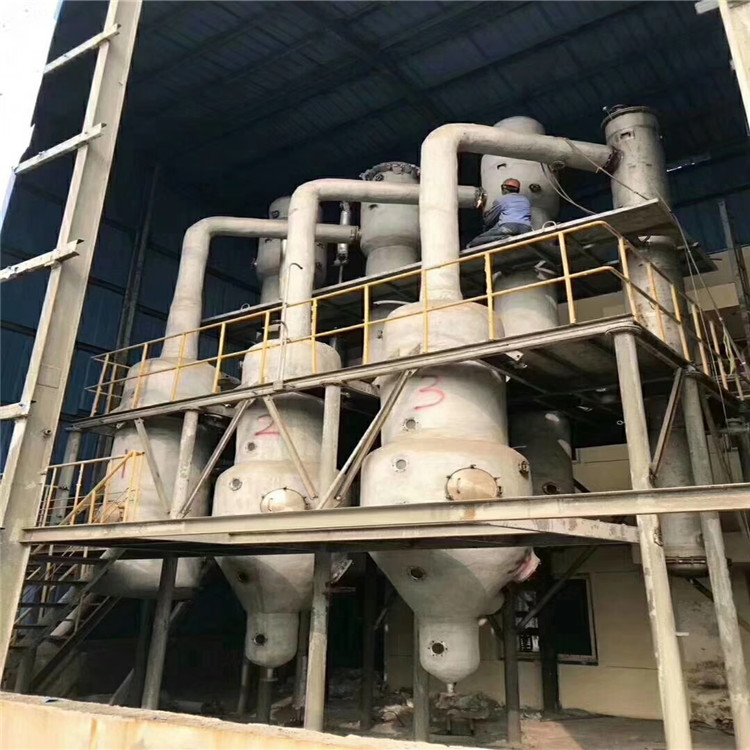 上海回收二手MVR蒸发器梁山浩运导热油加热制药厂蒸发器