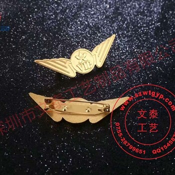 中国航空公司徽章,飞机徽章,翅膀徽章订做,海南航空徽章订购