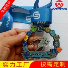 锌合金烤漆上色奖牌,深圳奖牌厂,广州奖牌设计,北京logo奖牌定做图片