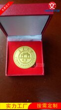 厦门集美大学纪念币制作,校庆礼品徽章纪念章订做,双面纪念币图片