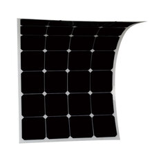 直售sunpower柔性太阳能电池板100W太阳能电池板太阳能滴胶板图片