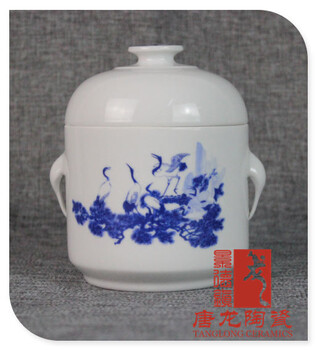 装茶叶陶瓷罐子厂家陶瓷罐子定制批发景德镇陶瓷茶叶罐