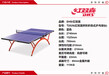 淄博红双喜兵乓球台，红双喜DHS乒乓球桌家用小彩虹可折叠标准室内乒乓球台T2828