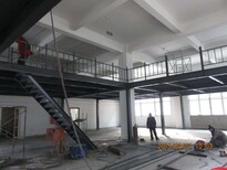 顺义区搭建钢结构隔层室内挑高做夹层二层楼板平台设计制作价格图片1